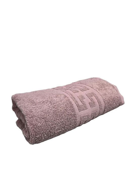 Kotonia Home Pânză de față Greek Border 50x90cm. Burnt Pink Greutate 500gr/m²