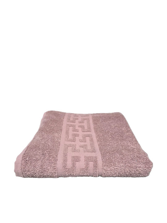 Kotonia Home Pânză de față Greek Border 50x90cm. Burnt Pink Greutate 500gr/m²