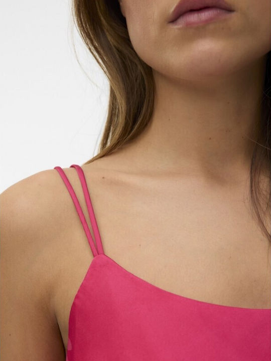 Aware Damen Sommer Bluse mit Trägern Raspberry
