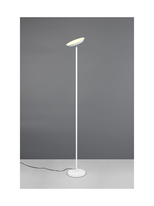 Trio Lighting LED Φωτιστικό Δαπέδου με Ρυθμιζόμενο Λευκό Φως 1900lm Λευκό