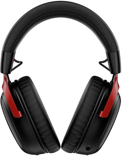 HyperX Cloud III S Безжичен Надушници Геймърски слушалки с връзка Bluetooth / USB Black/Red за Nintendo Switch / PC / PS5 / PS4