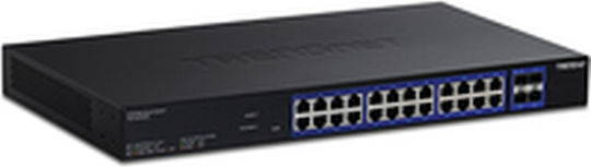 Trendnet TEG-3284WS L2 Switch με 24 Θύρες Gigabit (1Gbps) Ethernet και 4 SFP Θύρες