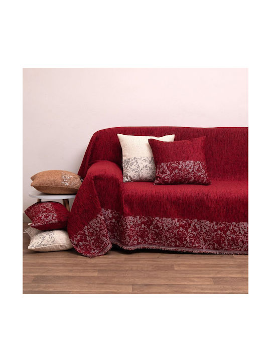 Viopros Perna De Canapea Burgundy 32x52cm