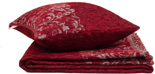 Viopros Zierkissen Burgundisch 42x42cm Viopros Zierkissen Burgundisch 42x42cm