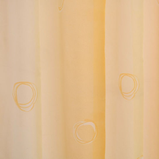 Viopros Curtain with Pencil Pleat Yellow 270x280cm