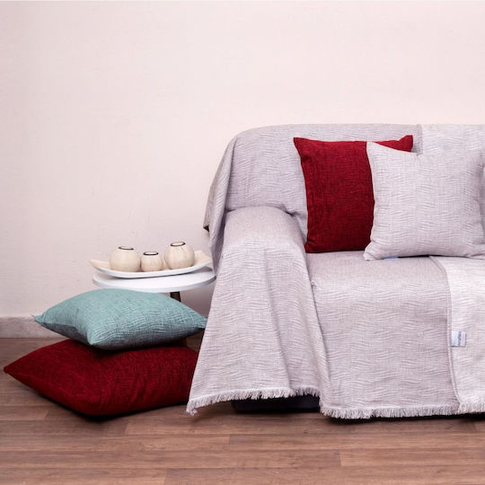 Anna Riska 1449 Armchair Throw Two Sides Chenille 180x150cm Gray