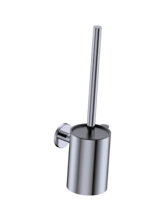 Imex Metallisch Badezimmer Toilettenbürste Silber