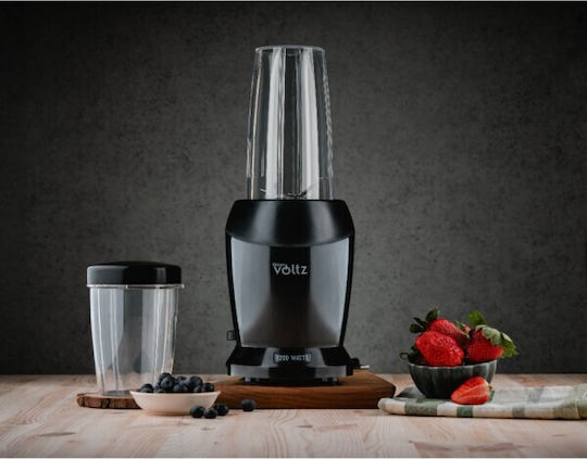Voltz OV51162DR Блендер с Пластмасова Каната 1 л 1200W Черен