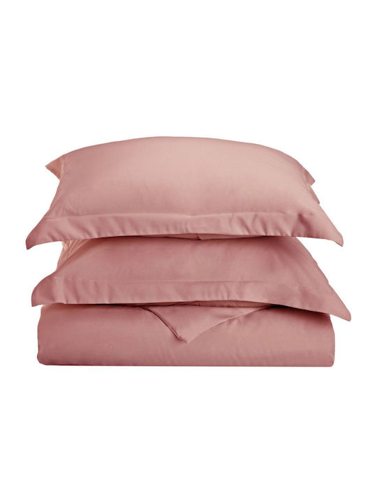 Anna Riska Luxury Coverlet Single Cotton Satin 8 Blush Pink 160x240cm