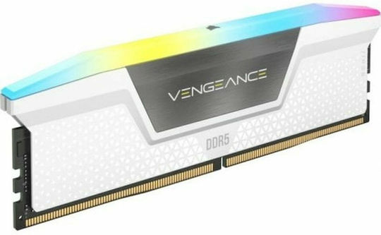 Corsair Vengeance RGB DDR5 32GB RAM με 2x16GB Modules και Ταχύτητα 6000 για Desktop