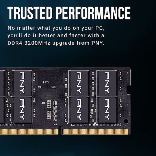 PNY Performance DDR4 with 1x16GB Module and Speed 3200 for Laptop