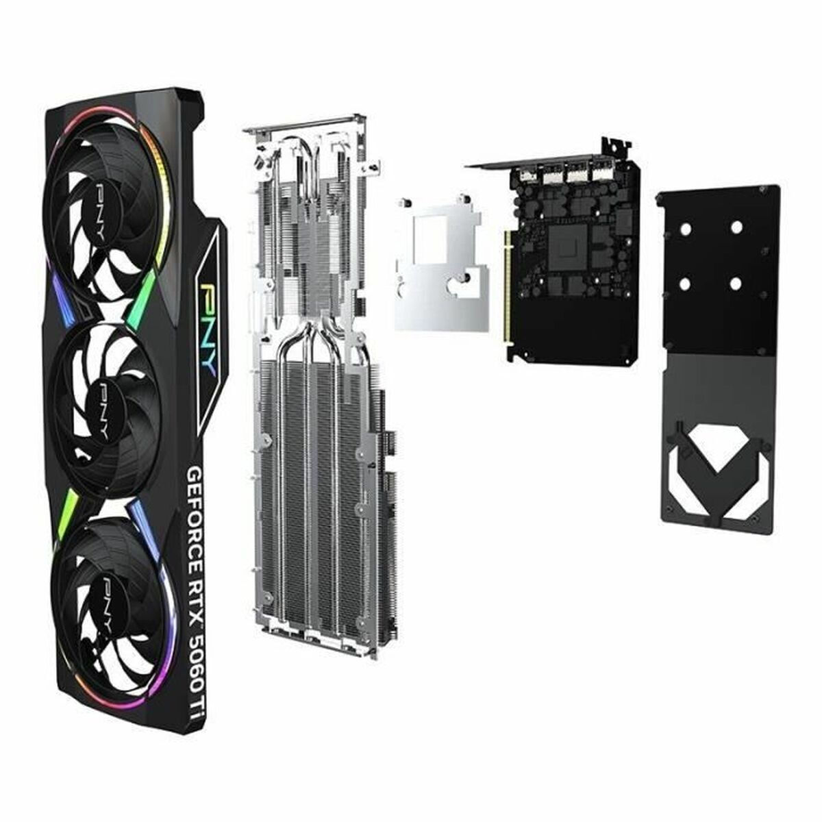 PNY GeForce RTX 5060 Ti 16GB GDDR7 OC ARGB Placă Grafică