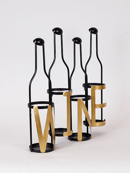 Rafturi și dulapuri pentru vin Perete Buteu pentru sticle Metal Negru Rafturi și dulapuri pentru vin Perete Buteu pentru sticle Metal Negru