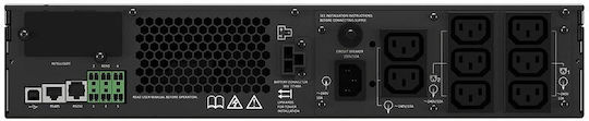 Vertiv Liebert GXT5 UPS Line-Interactive 1000VA 1000W με 8 IEC Πρίζες