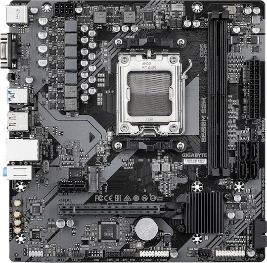 Gigabyte B650M S2H rev. 1.0 Motherboard Micro ATX με AMD AM5 Socket
