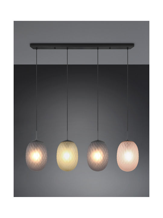 Trio Lighting Pendant Light Black 117x17x150cm