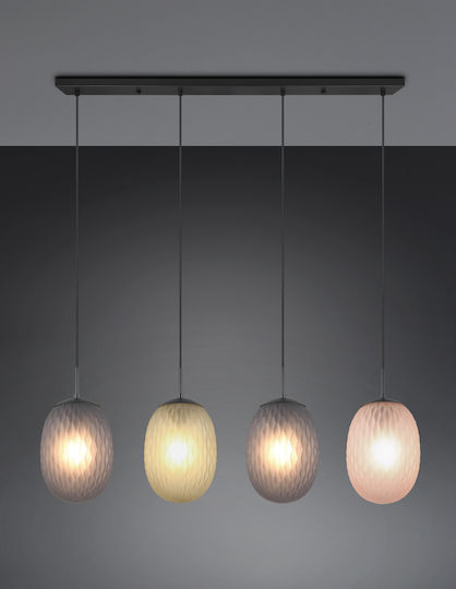 Trio Lighting Pendant Light Black 117x17x150cm Trio Lighting Pendant Light Black 117x17x150cm