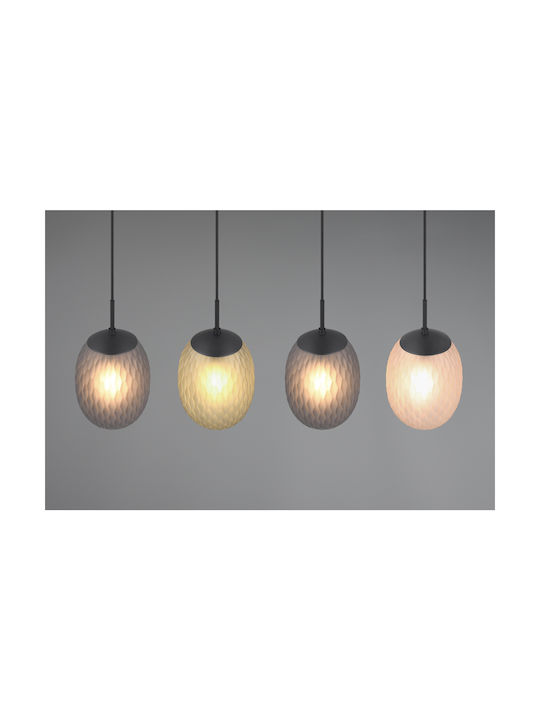 Trio Lighting Pendant Light Black 117x17x150cm