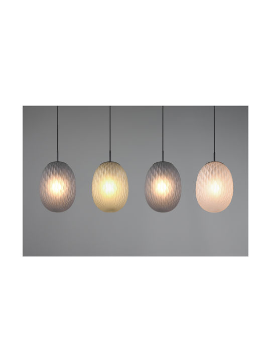 Trio Lighting Pendant Light Black 117x17x150cm