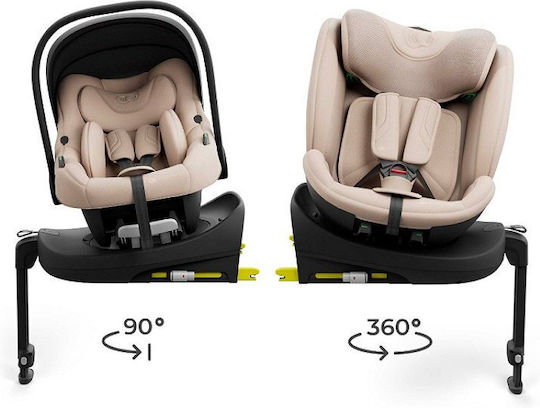Kinderkraft Endura Safe Modular System Καθισματάκι Αυτοκινήτου i-Size με Isofix Beige 0-36 kg