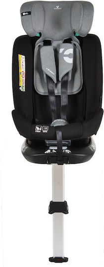 Cangaroo i-Protect Baby Car Seat i-Size with Isofix Steel Grey 0-36 kg
