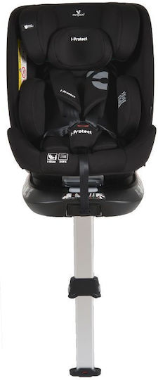 Cangaroo i-Protect Scaun Auto pentru Copii i-Size cu Isofix Anthracite Black 0-36 kg