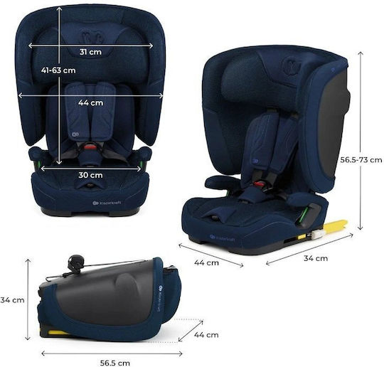 Kinderkraft Fix2go Baby Car Seat i-Size with Isofix Navy