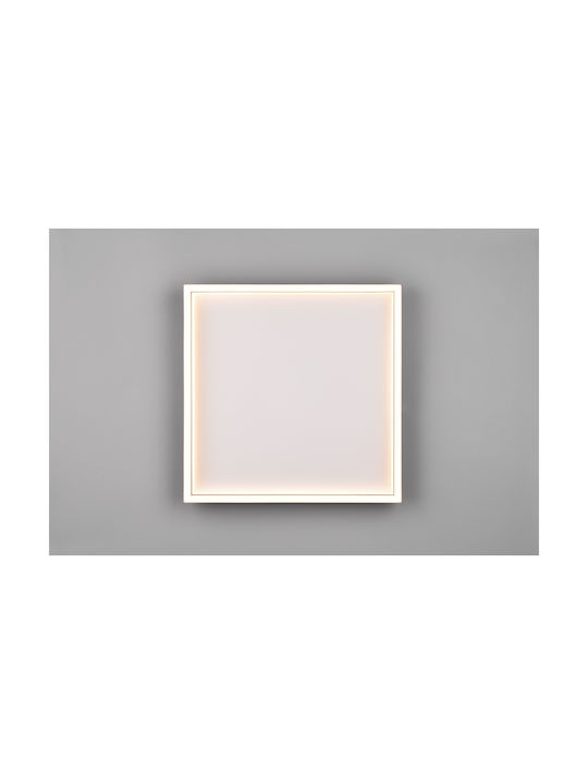 Trio Lighting Πλαφονιέρα Οροφής 35εκ. Μαύρη με Ενσωματωμένο LED και Τηλεχειριστήριο
