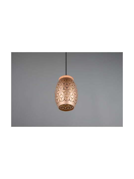 Trio Lighting Pendant Light Brown with Socket E27 15x150cm