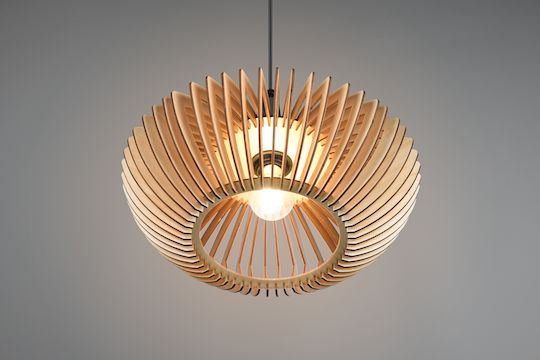 Trio Lighting Colino Ρυθμιζόμενο Κρεμαστό Φωτιστικό Μπρούτζινο με Ντουί E27 40x150εκ.