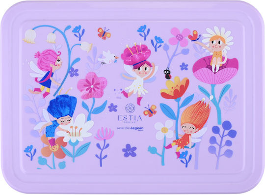 Estia Save The Aegean Plastic Kids' Lunch Set 1.33lt Fairy Tales x x 4.5cm