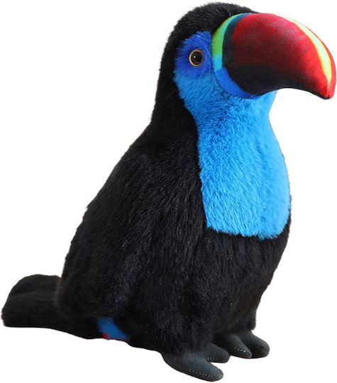 Plush Toucan Bird Stuffed Toy Cuddle Blue 20cm Edukamp