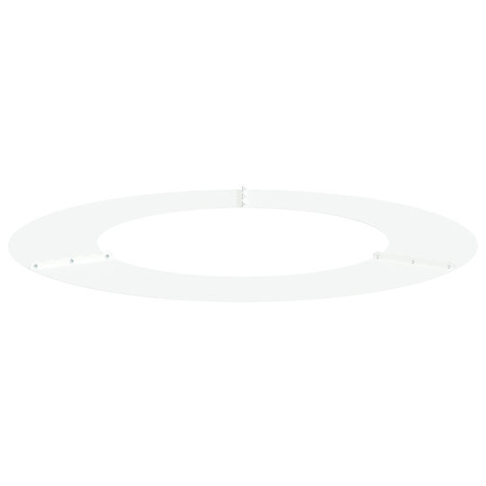 vidaXL Gartenzaunmaterial aus Kunststoff 80cm 1Stück White