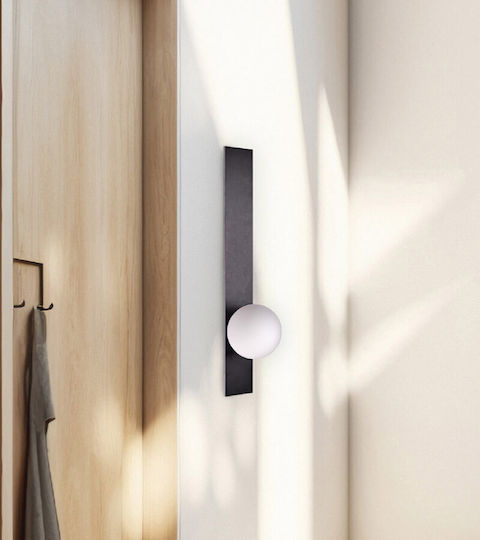 Inlight Modern Lumină de Perete cu Soclu G9 Negru 60cm