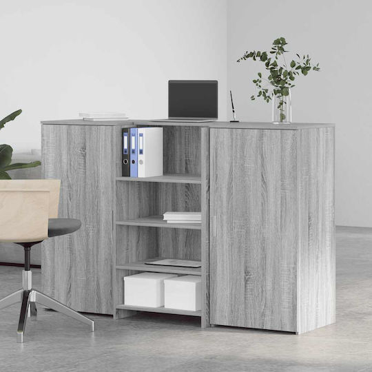 vidaXL Офис Рецепция с Размери Д155xШ50xВ103.5см