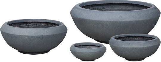 Supergreens Pot Ceramic Grey 43cm.