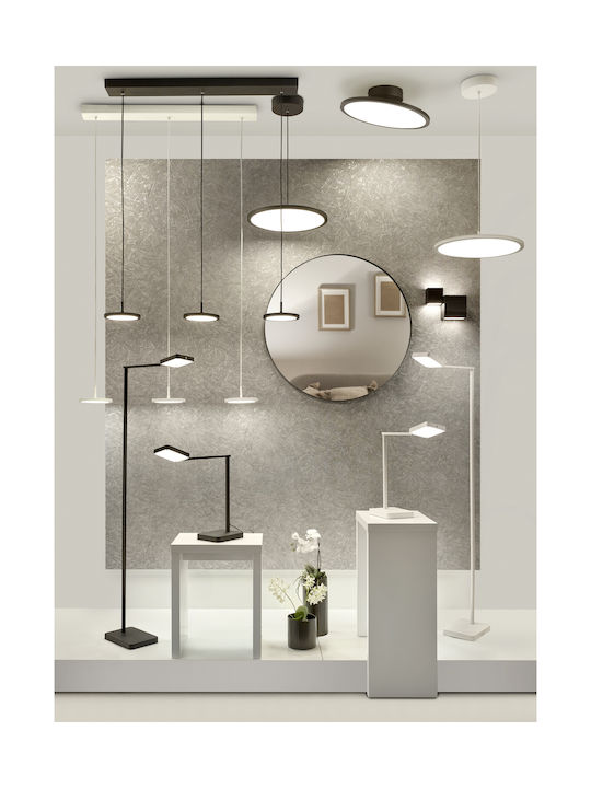 Trio Lighting Tray Deckenleuchte 40cm Schwarz mit Integrierter LED