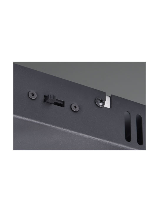 Trio Lighting Sequence Deckenleuchte 90cm Schwarz mit Integrierter LED und Fernbedienung