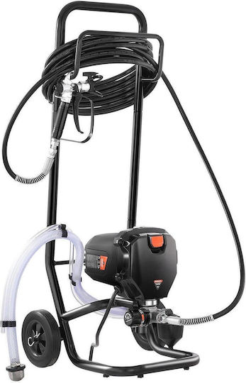 Pulverizator de Vopsea pentru Suprafețe Mari 750 W Putere 1,2 L Min 207 Bar Lungime Furtun 7,6 M