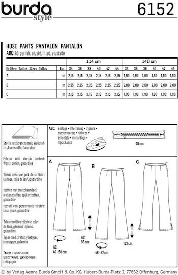 BurdaStyle Πατρον Χαρτί Ραπτικής
