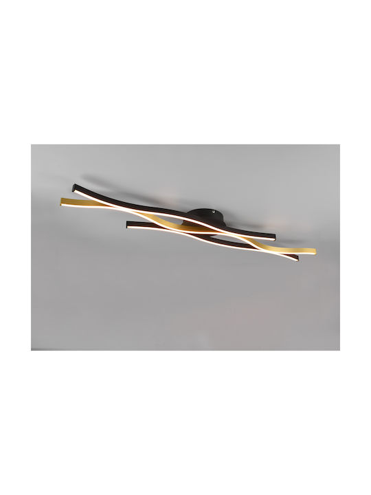 Trio Lighting Blaze Таванно осветление 107бр Черен с Вграден LED