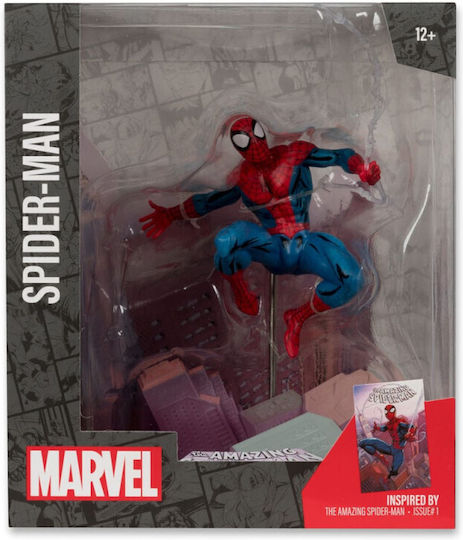 Marvel Колекция Spider-man Amazing Spiderman №1 От Todd Mcfarlane 1/10 Фигура Статуя 17см