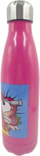 Back Me Up Kids Water Bottle Thermos Fuchsia 500ml