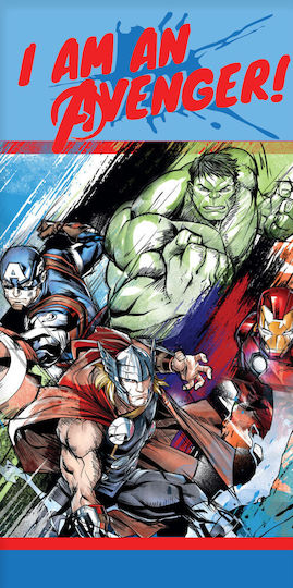 Avengers Kinder-Strandtuch Hellblau