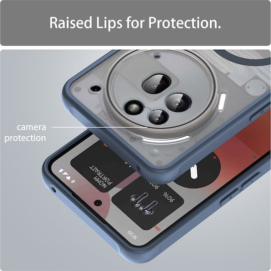 Techsuit Back Cover Plastic Albastru (Nothing Phone (3a) Pro)