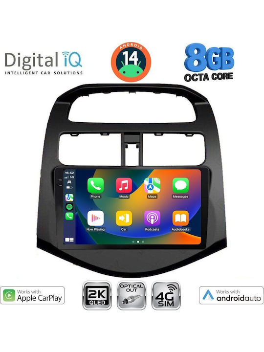Digital IQ Auto-Audiosystem für Chevrolet Funke 2009-2015 (Bluetooth/USB/WiFi/GPS/Apple-Carplay/Android-Auto) mit Touchscreen 9"