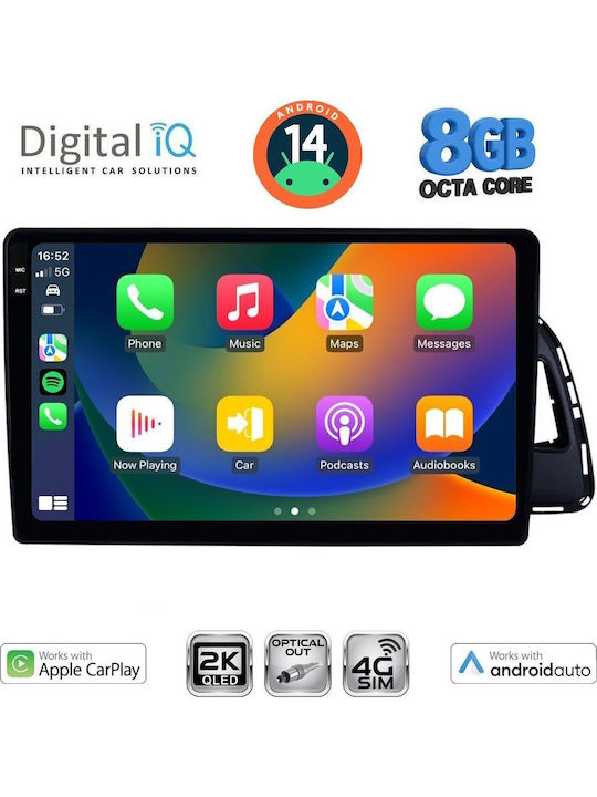 Digital IQ Car Audio System for Audi Q5 2010-2018 (Bluetooth/USB/WiFi/GPS/Apple-Carplay/Android-Auto) with Touch Screen 10"