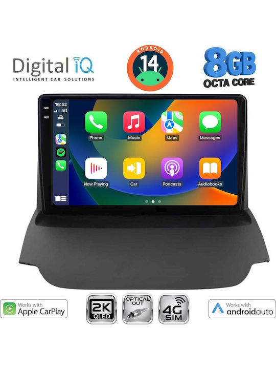 Digital IQ Car Audio System for Ford EcoSport 2012-2018 (Bluetooth/USB/WiFi/GPS/Apple-Carplay/Android-Auto) with Touch Screen 9"