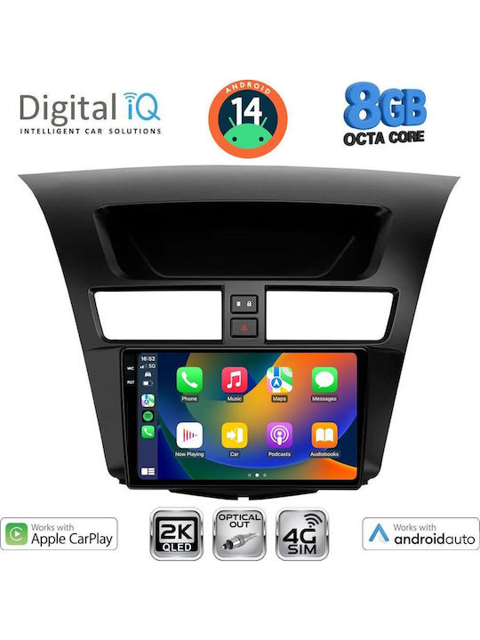 Digital IQ Car Audio System for Mazda BT-50 2012-2019 (Bluetooth/USB/WiFi/GPS/Apple-Carplay/Android-Auto) with Touch Screen 9"