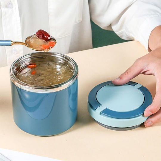 Uncle George Cutie pentru Mâncare Termos Inox Albastru 600ml 1buc